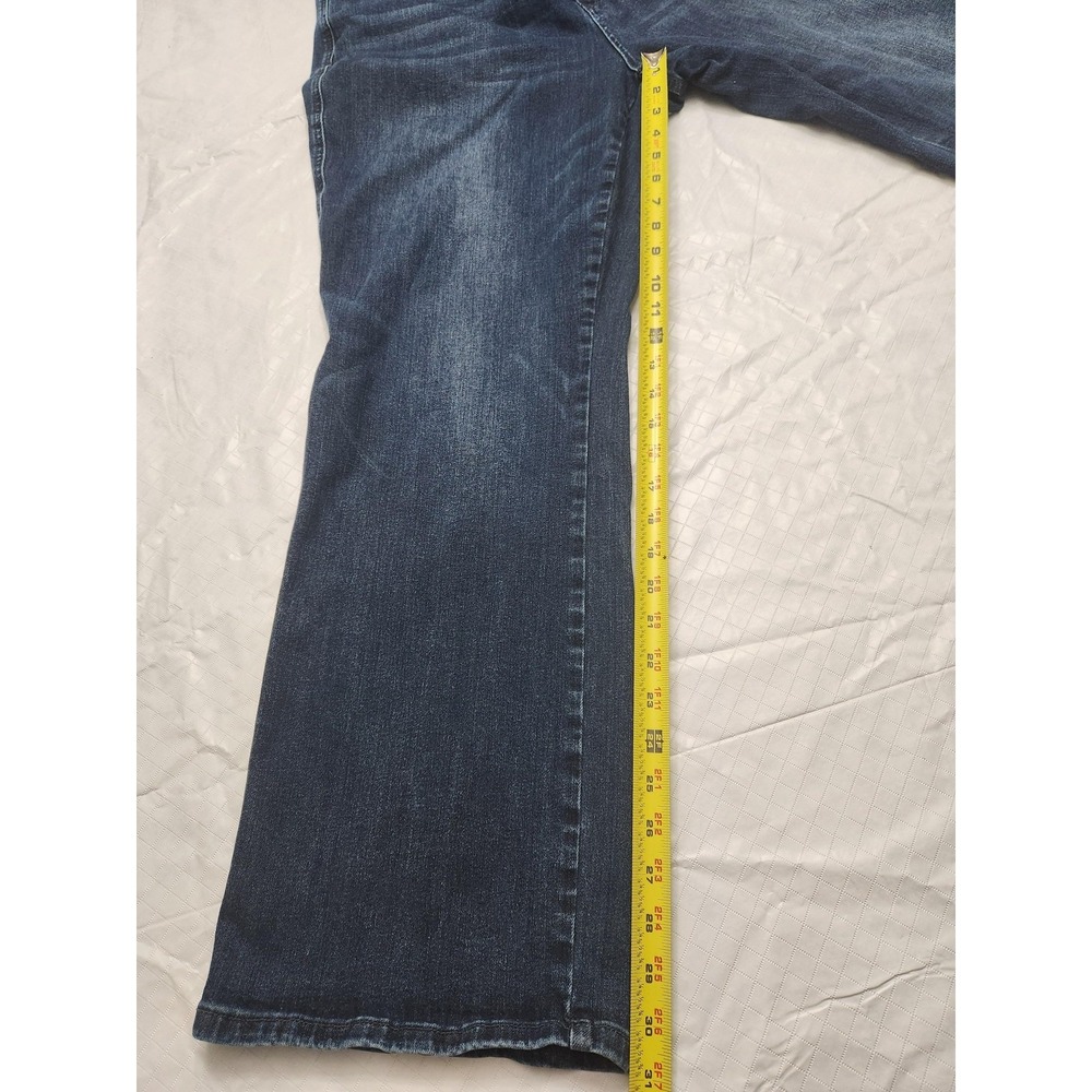 Judy Blue Jeans Womens 22W Blue Straight Leg High Rise Stretch Dark Wash Denim - Picture 9 of 13